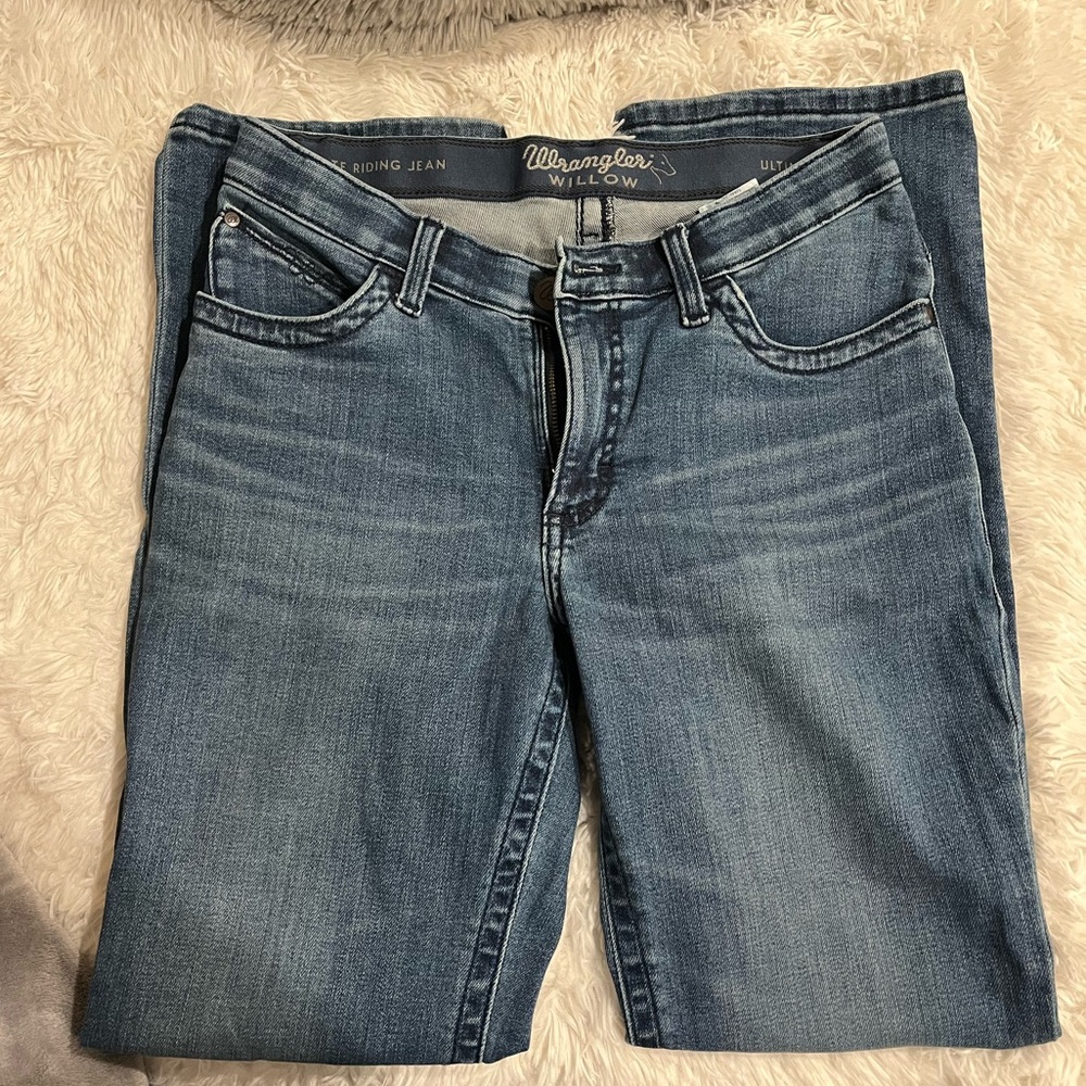 Wrangler Women's Classic Blue Boyfriend Jeans